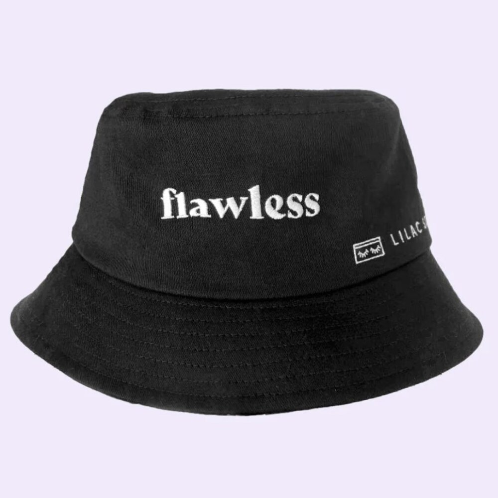 New LILAC ST Flawless Black Bucket Hat